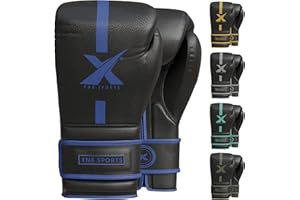 XN8 SPORTS Xn8 Boxing Gloves Supra Leather For Training Punching Sparring MMA Fighting Muay Thai Kickboxing Martial Arts for Men and Women with Ventilated Palm in 8 10 12 14 16 oz