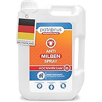 Milbenspray für Matratzen und Polster - 2 Liter Nachfüllpack - Anti Milben-Spray als Mittel gegen Hausstaubmilben…