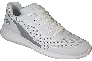 Henselite Ladies HL74 Ultra-Lightweight Impact X Lawn Bowls Shoes White/Lilac