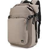 Knomo Cromwell 15 pollici impermeabile zaino rolltop per laptop da uomo, zaino da viaggio resistente all'acqua, zaino casual 