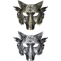 Lot De 2 Masques Loup Vénitien Bronze Vieilli - Pour Carnaval, Bal Masqué Et Halloween - Déguisement Homme Mystérieux - 8