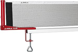 Joola- Club Competition-Juego de Postes de Tenis de Mesa Portátil y fácil configuración tamaño de regulación Ping Pong Tornil
