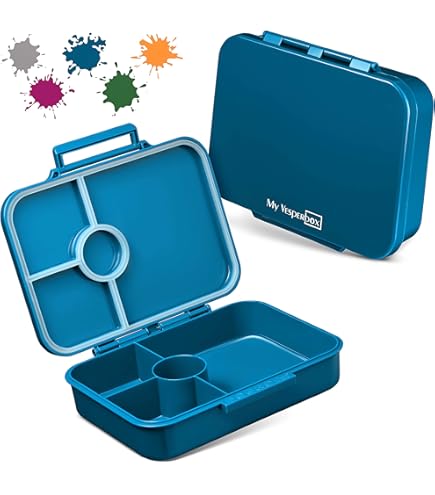 Jarlson® Toni Broodtrommel voor kinderen, met 6 vakken, lunchbox, bento box, lekvrij, snackbox voor kleuterschool en school, meisjes en jongens, snackbox (vos Jarlson® Toni Broodtrommel voor kinderen, met 6 vakken, lunchbox, bento box, lekvrij, snackbox voor kleuterschool en school, meisjes en jongens, snackbox (vos