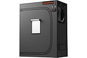 Spider Farmer Tienda de campaña de Cultivo de Grado Profesional 120x60x150cm Tienda de campaña hidropónica Gruesa Hecha de Lona de Mylar, para Cultivo en Interiores con SF2000 4x2x5 pies