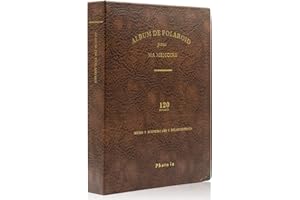 Fotoalbum für Instax Kamera, Amimy 120 Pockets Album für Instax Mini LiPlay 11 70 26 25 9 8+ 8 7S Kamera, Mini Link SP-1 Drucker, für Polaroid Snap Touch PIC-300 Z2300 Mint Zip kamera (Braun)