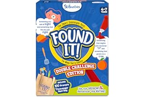 Skillmatics Scavenger Hunt Card Game - Found It Indoor Double Challenge, Learning Toys, Educational, Gifts for Kids and Families, Ages 4, 5, 6, 7