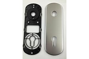 GHIDINI PLACCA BOCCHETTA YALE INTERASSE 85 ALLUMINIO F1 ADATTA PER PORTA BLINDATA