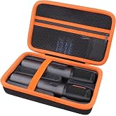 co2CREA Hard Travel Bag for JBL PartyBox Wireless Mic 2X Digital Microphones | Shockproof Protective Case for JBL Wireless Du