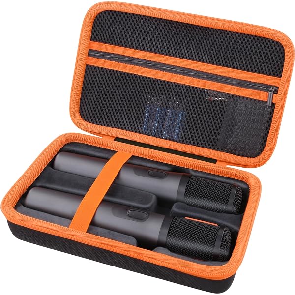 LICHIFIT Étui De Rangement Portable En EVA Pour Microphone Sans Fil JBL PartyBox Rechargeable, Sac De Voyage, étui De Protection, Boîte De Transport