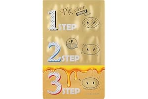 Holika Holika Pig Clear Black Head 3- step kit(Honey Gold), 18 ml
