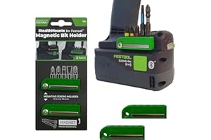 StealthMounts Grün Festool 18v magnetischer Bit-Halter | Bit Organizer für Bohrer | Idealer Bit-Halter für Festool 18v-Bohrer und -Schlagschrauber (2er Pack)
