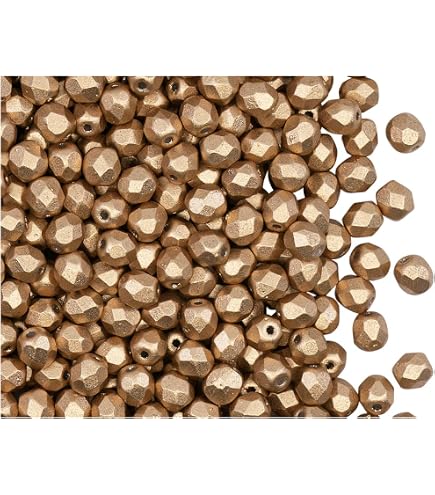 Perline rotonde sfaccettate in argento metallizzato da 3 mm, perline