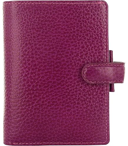 Filofax Saffiano Personal Compact Organizer Six Rings Zip