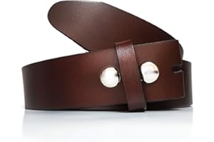 almela | Ceinture sans boucle homme et femme | Cuir véritable | largeur 3,5cm 4cm - 35mm 40mm | Boucle interchangeable | Sangle boucle amovible | Detachable | Belt without buckle