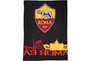 AS Roma Plaid in Pile, 100% Poliestere, One Size