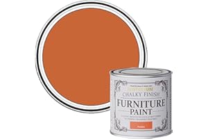 Rust-Oleum 125ml Chalky Finish Furniture Paint - Pumpkin