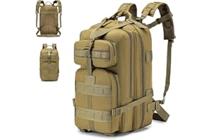 YOODI Sac à Dos Militaire 50L, Grand Volume Sac Tactique Molle Sac à Dos Multifonction Sac a Dos Randonnee Imperméable Sac à Dos Chasse Sac à Dos de Trekking Armee Assault Pack