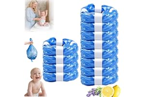 GICCTYBLE 12 Pezzi Ricariche Mangiapannolini, Sacchetti Mangiapannolini Antiodore Inodore Addensata Compatibili con Maialino Foppapedretti Tommee Tippee Twist & Click Simplee Tec Litter Locker