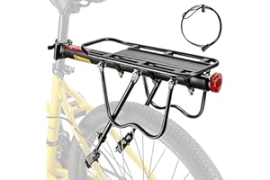 West Biking Gepäckträger Mountainbike - Stabiler Fahrrad Gepäckträger Robust MTB Gepäckträger Aluminium Fahrradgepäckträger, 