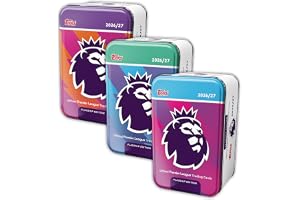 Topps flaggskepp Premier League 2026/27 samlarkort - Super Tin Bundle | Super Tin Bundle innehåller alla 3 Super Tins i kollektionen (50 kort per burk).