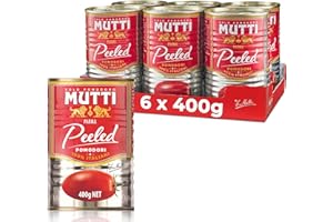 Mutti - Pelati Peeled Tomatoes, 400g, (Pack of 6)