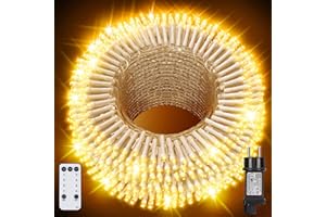 Luces Navidad Exterior, YAGOPAL 100M 800 LED Cadena de Luces Colores 8 Modos Impermeable Christmas Halloween Guirnalda Luces para Arboles de Navidad Fiesta Boda Patio Jardine Terraza