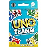 بطاقات Mattel Games UNO Teams&trade; مخصصة للأمسيات والرحلات والمخيمات والحفلات مع العائلة والأصدقاء