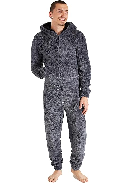 Combinaison Pyjama Polaire Onesie Pyjama Homme Body Homme - Main Image