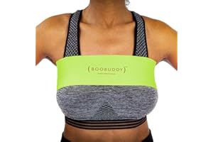 Booband Boobuddy Breast Support Band - High Impact Sports Bra Alternative Running Accessory for Women - Shock Absorbing Compression for Zero Bounce, Prevent Injury, Improve Posture