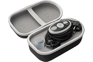 Prym Mini fer à repasser à vapeur noir avec support en silicone et étui de rangement dans un set | 400W, température réglable (110–240V) | idéal pour la couture, le patchwork et les voyages