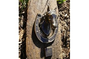 Antikas - Türklopfer, Pferd, Klopfer, Pferdekopf, hochwertige Dekoration Haustür MESSING