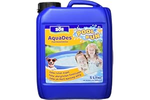 Söll 80464 AquaDes, 5 l - Pool-Desinfektion, Poolreinigung, Wasserpflege gegen Bakterien und Keime, Desinfektionmittel für Pool Planschbecken Schwimmbecken Kinderpool