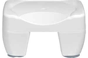 WENKO Bathtub Stool Secura-Non-Slip, 150 kg Load-Bearing Capacity, White, 40 x 30 x 21 cm