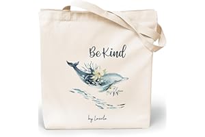 Loxato Tote Bag Aesthetic - Borsa Shopper Cotone 220g/m2 35x42cm - Borsa Tela Donna - Borse Shopper Tela - Extra Largo 8cm