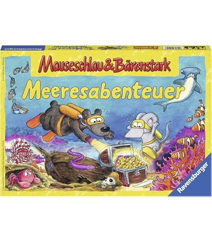Juego Ravensburger Mauseschlau Y Bärenstark World Tour - Para 2-4 Jugadores, A Partir De 6 Años