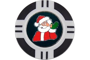 Mercia Golf Magnetic Poker Chip With Christmas Ball Markers