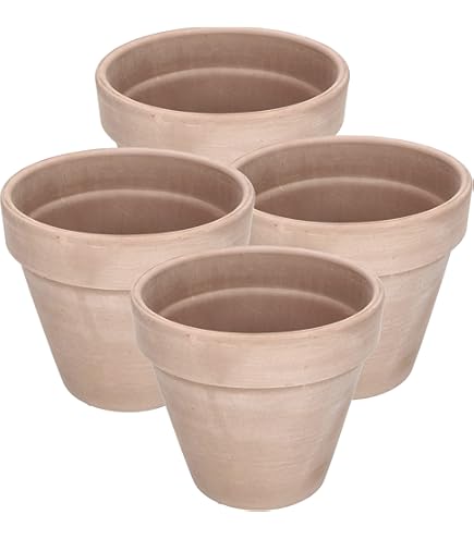 Lot De 2 Pots De Fleurs Anthracite 50 Cm - Fabriqué En Allemagne, Résistant Aux Intempéries, Pour Intérieur Et Extérieur