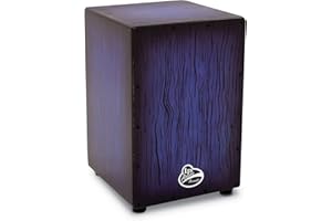 LP Latin Percussion Cajon Aspire Accent, Birke/Pappel, Wire (3 x 16), Finish: Blue Burst Streak, LPA1332-BBS