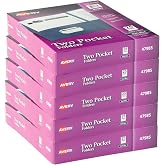 Avery Two-Pocket Klas&ouml;r, koyu mavi, Fall 5 adet 5 boxes