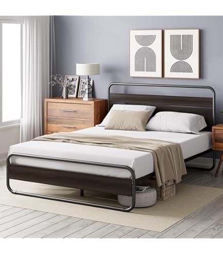 Letto Zinus Christina 160x190 Cm - Testiera Imbottita, Struttura Acciaio - Foto 5