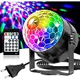 Palla Da Discoteca LED 360° – 15 Colori, 6 Modalità, Timer, Ricaricabile USB, Con Ventosa, Per Feste E Cameretta