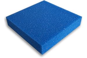 WILTEC Filter Sponge Foam 10cm ROUGH 10ppi Pond or Aquarium Filter Format: 50x50x10cm