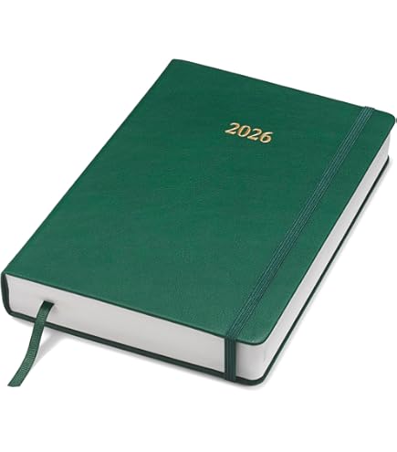 BRUNNEN Book Calendar Odel 766 2026 | 210 X 205 , Cardboard, Black