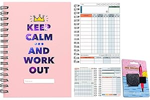 FABULOUS PLANNING Diario de entrenamiento para gimnasio, XL y XS para gimnasio, fitness y entrenamiento, set metas, 1000 ejercicios, seguimiento de 100 entrenamientos y registro de progreso, diario de alta calidad.