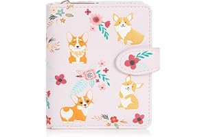 SHAG WEAR Shagwear - Portafoglio per ragazzi e ragazze, piccolo portafoglio, portamonete, Corgi, Small