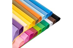 LEYUN 60 Hojas de Papel de Seda, 50x70cm para Embalaje, Colorido para Bricolaje, Pompones, Creativo (20 Colores) - Ideal para Envolver Regalos, Almacenar, Embalar, Arte y Manualidades