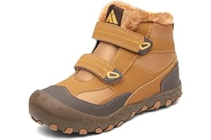 Mishansha Kinder Outdoor Winterschuhe Warm Gefüttert Winterstiefel, Gr.24-38