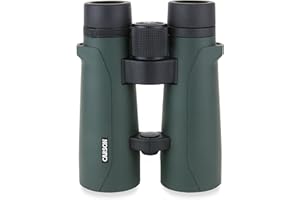 Prismáticos Carson Serie RD 10x50 mm, Prismáticos compactos HD impermeables de puente abierto, Prismáticos de alta potencia para observación de aves (RD-050)