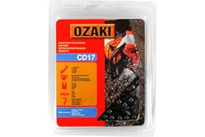 GREENSTAR OZAKI - Chaîne Tronçonneuse .3/8" - Jauge 1,6 mm (0,63") - Profil de Gouge Semi-Carré - 72 Entraîneurs