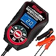 KATBO 2Amp Battery Charger, battery Maintainer 6V 12V, car battery charger, trickle charger for Car battery, Motorcycles, Lawn Tractors, Marine AGM, GEL, SLA,WET